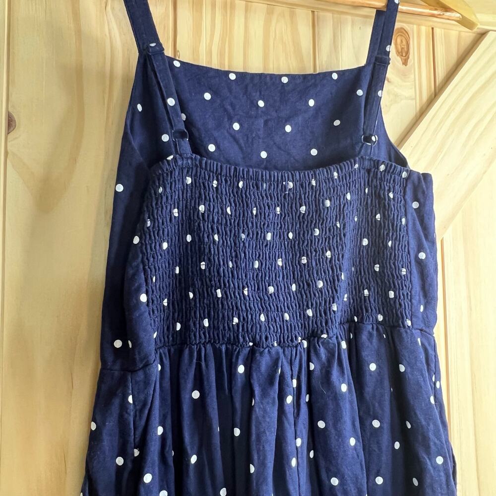 Old Navy Women's S Navy Polka Dot Wide Leg Jumpsuit - Picture 4 of 9